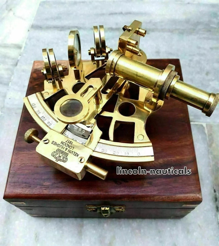 Maritim messing sextant - messing,