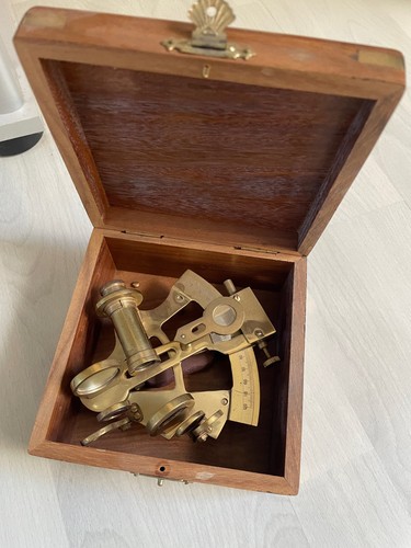 Deko sextant messing - sextant,