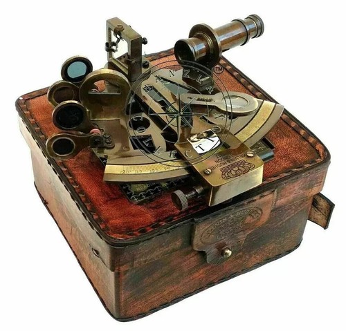Neu sextant maritim - neu, messing