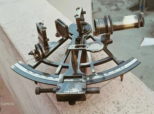 Zoll messing sextant antik - zoll,