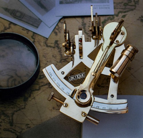 Antike reproduktion sextant - reproduktion,