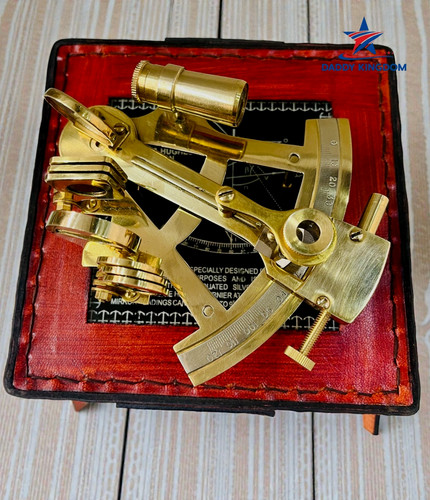 Antiker sextant zoll - zoll, messing
