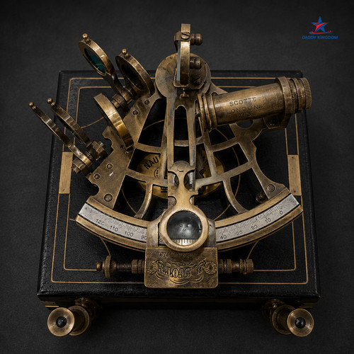 Antiker nautischer sextant aus - antiker,