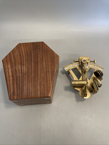 Alter nautischer sextant mit - sextant,